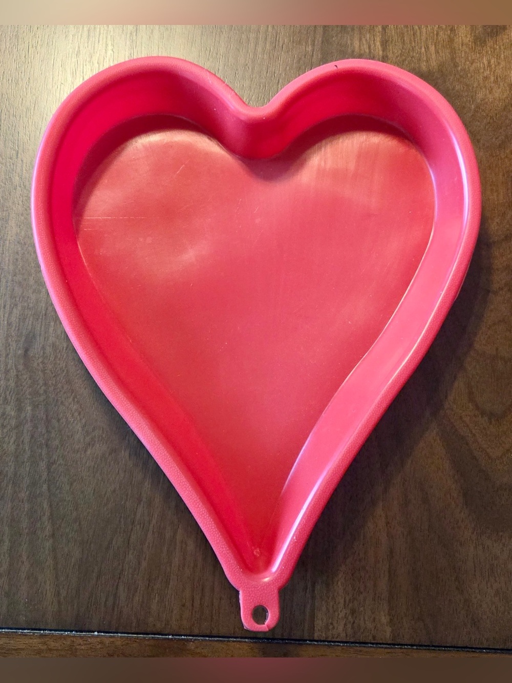 Red Heart-Shaped Silicone Mold